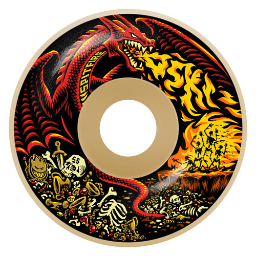 Spitfire Wheels F4 99D Radials Oski Scorched White 57mm