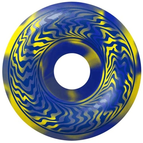 Spitfire Wheels F4 99d Swirled Classic Blue/Yellow 54mm
