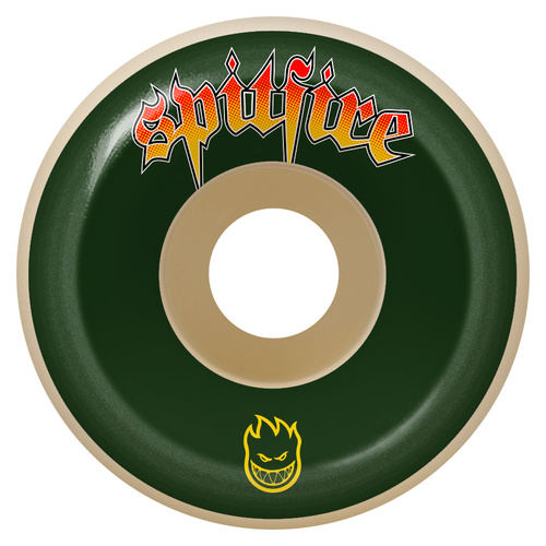 Spitfire Wheels F4 Venom Script 53mm White/Green