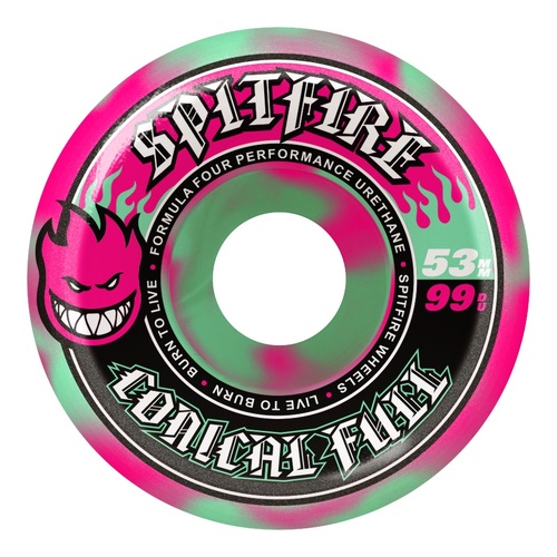Spitfire Wheels F4 99D Conical Full Pink 53mm
