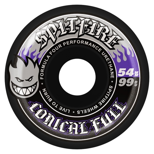 Spitfire Wheels F4 99D Conical Full Black 54mm