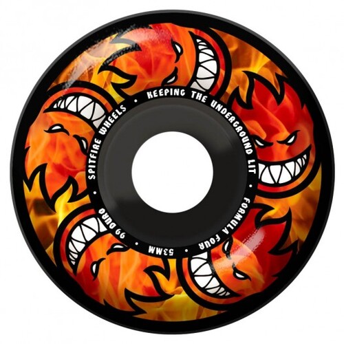 Spitfire Wheels F4 99D Hellfire Swirl 53mm