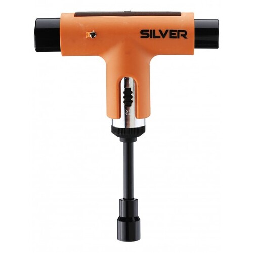 Silver Tool Neon Orange/Black
