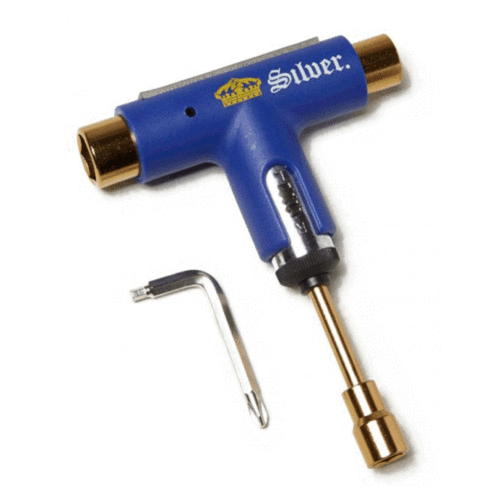 Silver Tool Ratchet Lager Blue/Yellow
