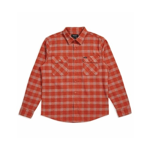 Brixton Flannel Bowery Henna [Size: Mens Small]