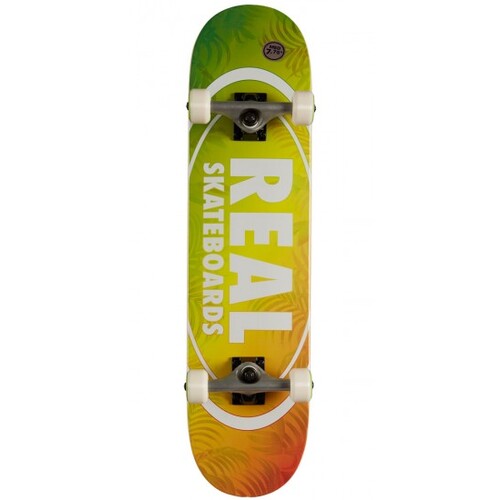 Real Complete Island Oval Green/Red 7.75 Inch Width
