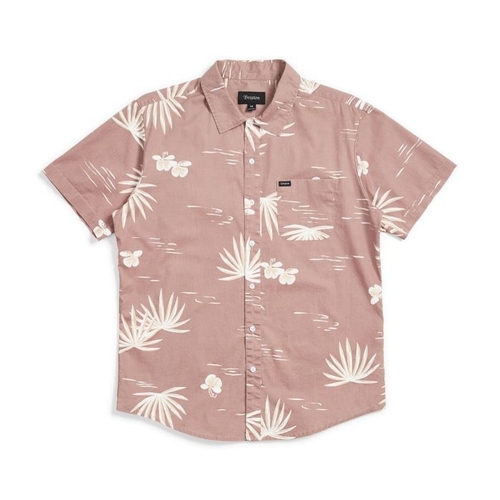 Brixton Shirt Charter Print Mauve [Size: Mens Medium]
