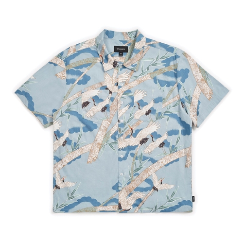 Brixton Shirt Lovitz II Blue Stone [Size: Mens Medium]