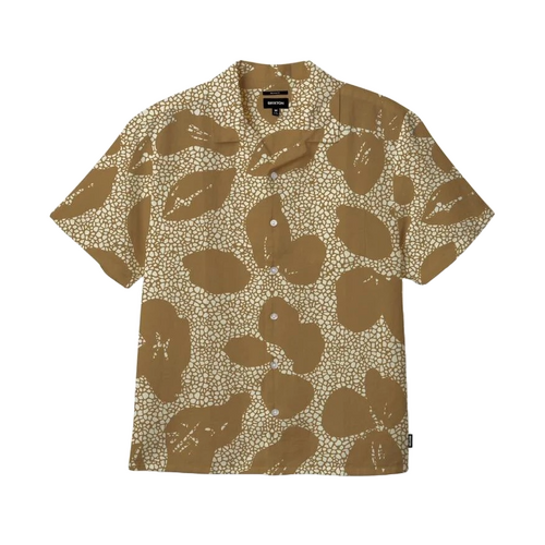 Brixton Shirt Bunker Woven Off White/Medal Bronze [Size: Mens Medium]