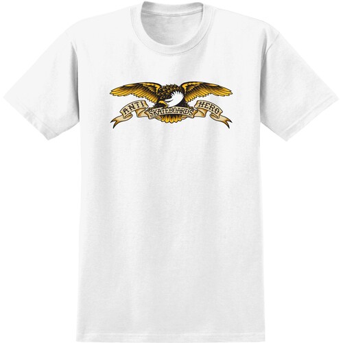 Antihero Youth Tee Eagle White [Size: Youth 8/XSmall]