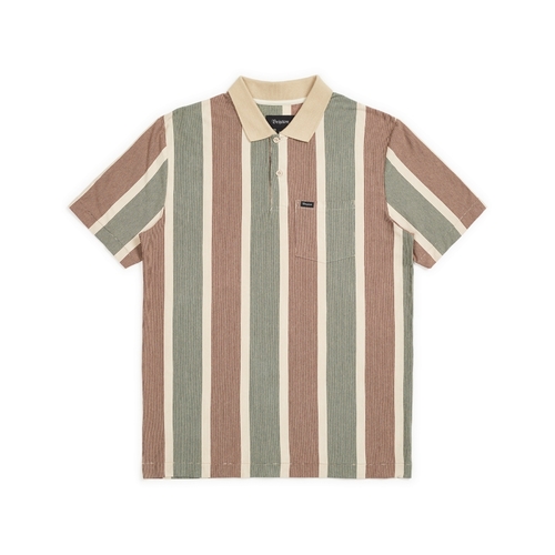 Brixton Tee Hilt Polo Vanilla [Size: Mens Medium]