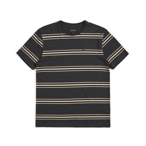Brixton Tee Hilt Black/Vanilla [Size: Mens Medium]