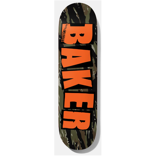 Baker Deck Jacopo Carozzi Brand Logo Tiger Stripe Symmetrical 8.38 Inch Width