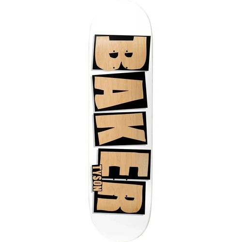 Baker Deck Tyson Brand Name White Assorted Veneer 8.5 Inch Width