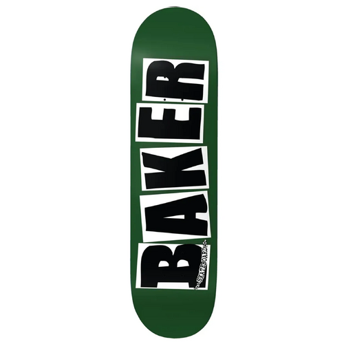 Baker Deck Logo Forest Green 7.88 Inch Width