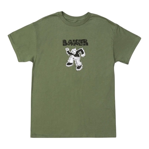 Baker Tee Mosh Man Military Green [Size: Mens Medium] [Colour: Green]