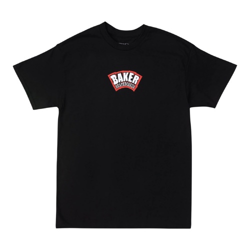 Baker Tee Arch Logo Black/Red [Size: Mens Small] [Colour: Black]