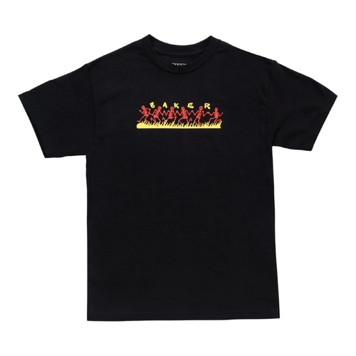Baker Tee Dancing Skellies Black [Size: Mens Medium] [Colour: Black]