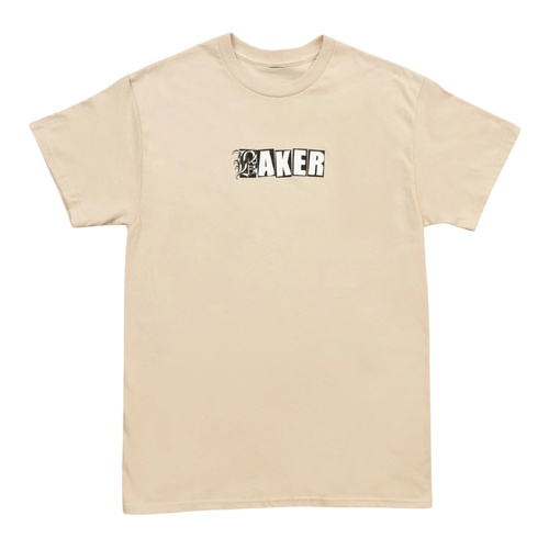 Baker Tee Old E Sand [Size: Mens Medium] [Colour: Brown]