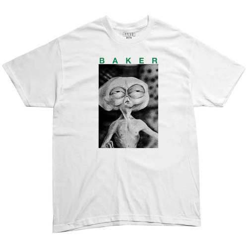 Baker Tee Block Busters White [Size: Mens Large] [Colour: White]