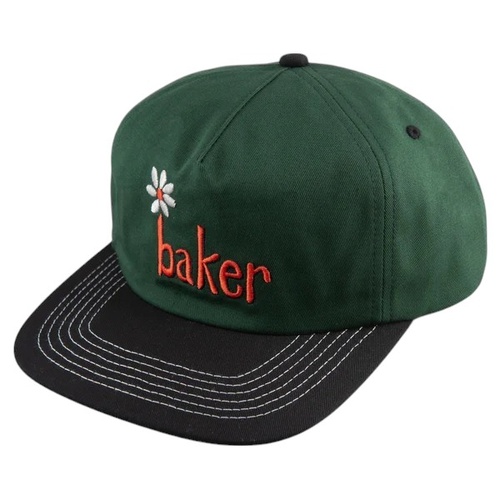 Baker Hat Daisy Green/Black Snapback