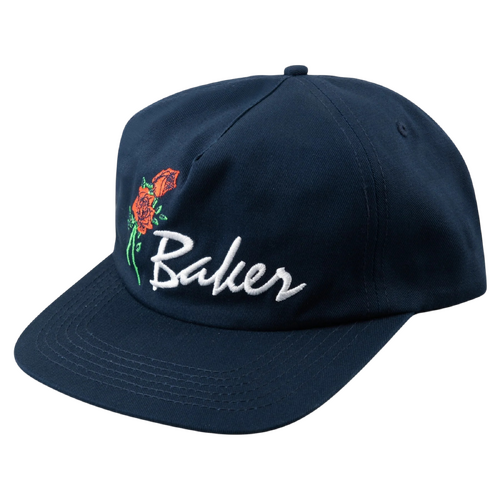 Baker Hat Roses Navy Snapback