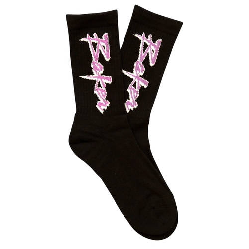 Baker Socks Purple Pain Black