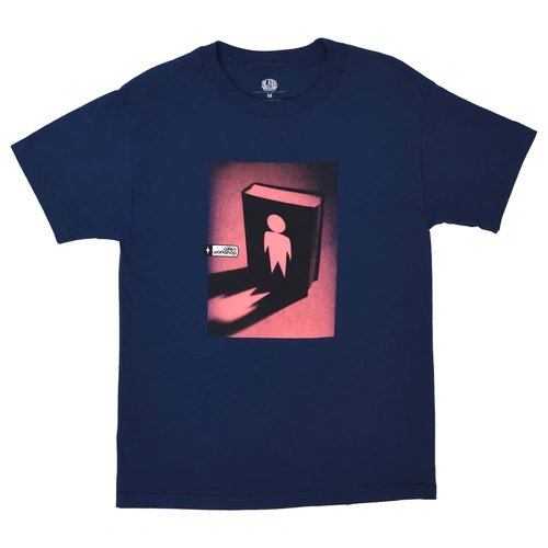 Alien Workshop Tee Good Book Navy [Size: Mens Medium] [Colour: Blue]