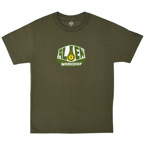 Alien Workshop Tee OG Logo Fatigue Green [Size: Mens Medium] [Colour: Green]