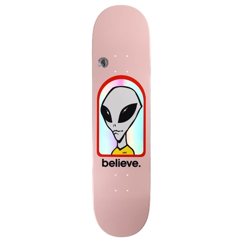 Alien Workshop Deck Believe Pink 8.0 Inch Width