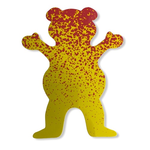 Grizzly Sticker XL Bear Splat 5 inch
