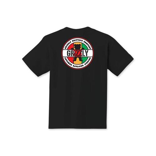 Grizzly Youth Tee Most High Black [Size: Youth 10/Small]