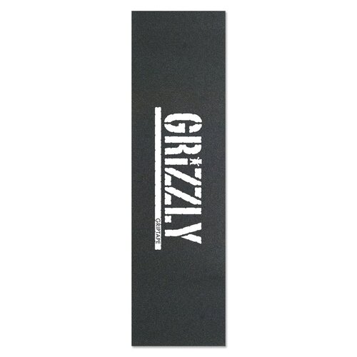 Grizzly Grip Tape Stamp Print White