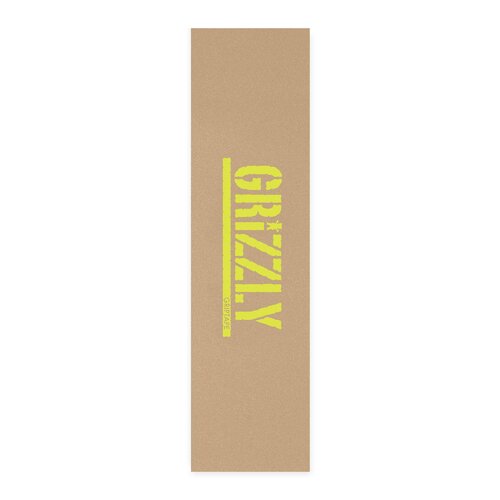 Grizzly Grip Tape Stamp Tan/Yellow