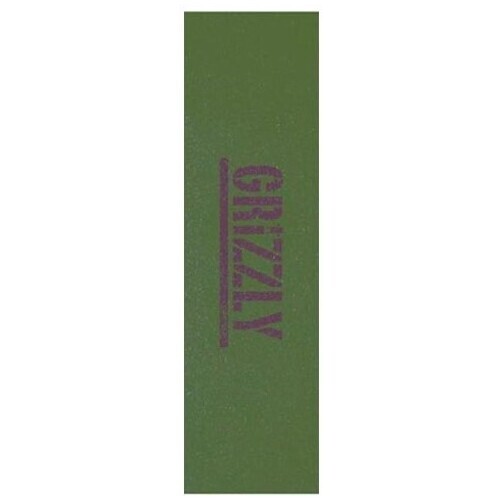 Grizzly Grip Tape Stamp Green/Purple