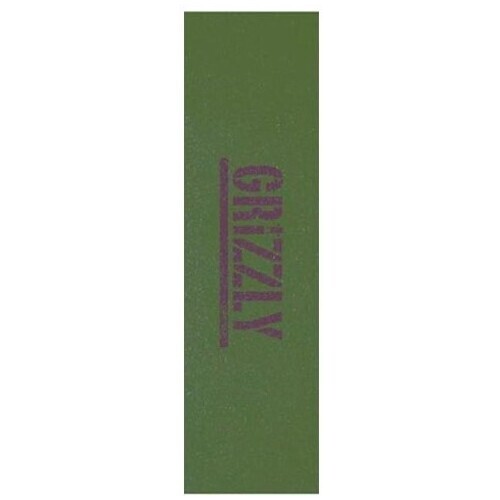 Grizzly Grip Tape Stamp Green/Purple