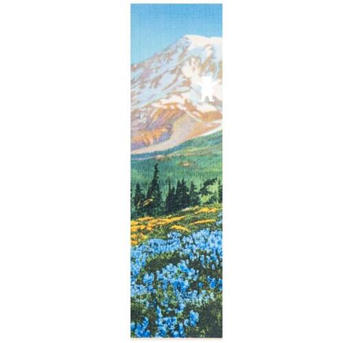 Grizzly Grip Tape Antique Postcard Blue Flowers