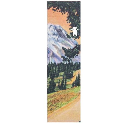 Grizzly Grip Tape Antique Postcard Orange Sky