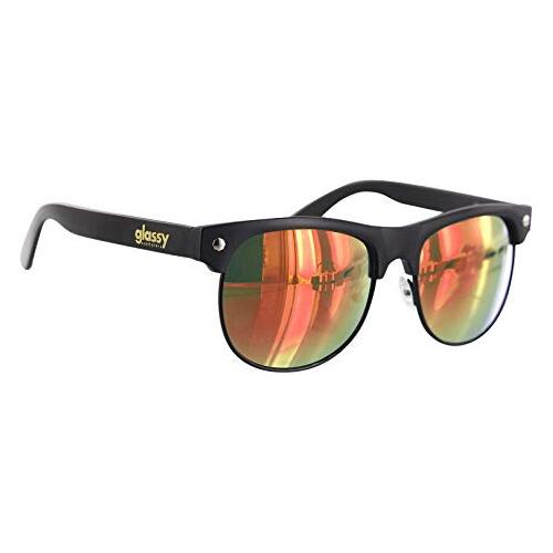Glassy Sunglasses Shredder Black/Red Mirror