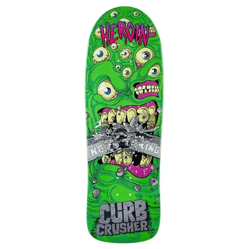 Heroin Deck Curb Crusher Chomp 10.25 Inch Width