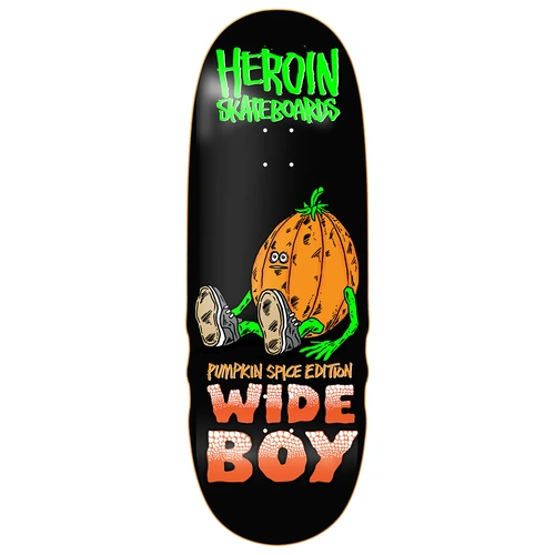 Heroin Deck Pumpkin Spice Wide Boy 10.75 Inch Width