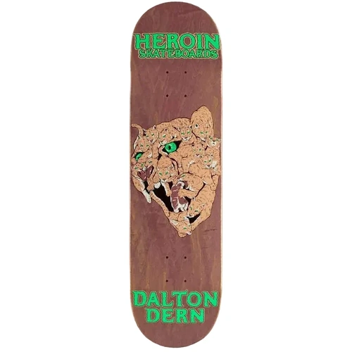 Heroin Deck Dalton Dern Panther Assorted Stain 8.5 Inch Width