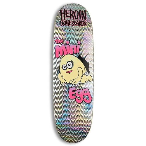 Heroin Deck Mini Egg Holographic Foil 8.38 Inch Width