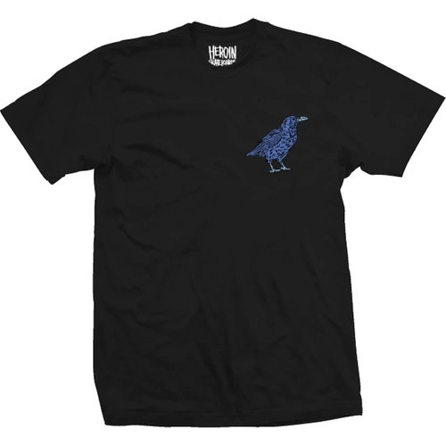 Heroin Tee Crow Black [Size: Mens Medium] [Colour: Black]