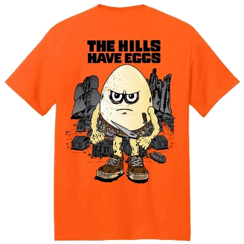 Heroin Tee Hills Have Eggs Orange [Size: Mens Medium] [Colour: Orange]