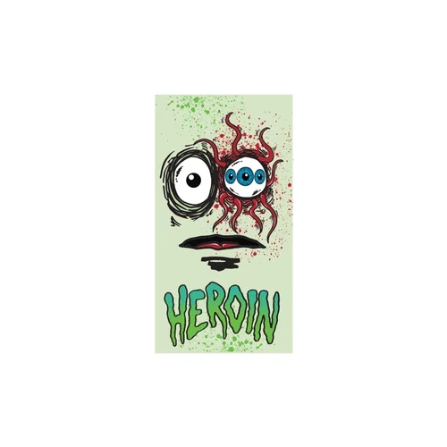 Heroin Sticker Space Egg 