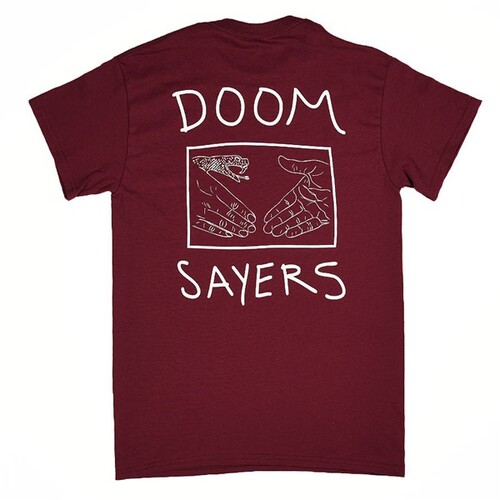 Doom Sayers Club Tee Snake Shake Burgundy [Size: Mens Large]