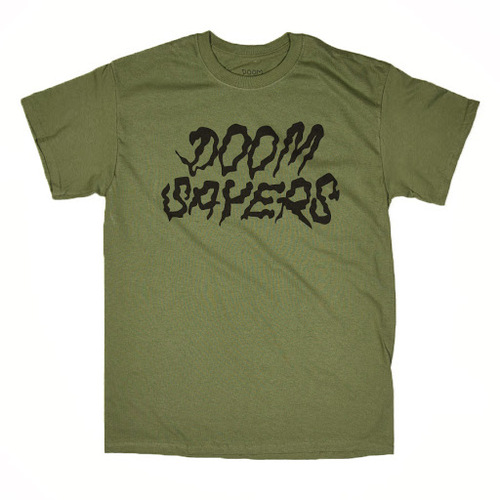 Doom Sayers Club Tee Squiggle Military Green [Size: Mens X Large]