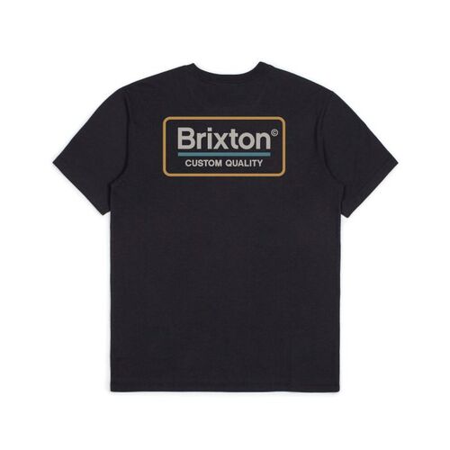 Brixton Tee Palmer Washed Black/Grey [Size: Mens Medium]