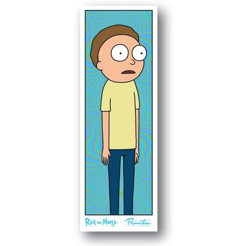 Primitive x Rick And Morty Sticker Morty Vortex 4.5cm Wide